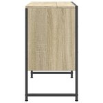 vidaXL Armoire lavabo de salle de bain chêne sonoma bois d'ingénierie