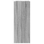 vidaXL Table console sonoma gris 100x35x90 cm bois d'ingénierie