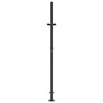 vidaXL Portail de jardin anthracite 105x130cm acier conception d'herbe