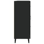 vidaXL Buffet Noir 69 5x34x90 cm Bois d'ingénierie