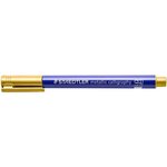 Marqueur permanent metallic calligraphy  or staedtler