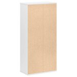 vidaXL Bibliothèque blanc 50x25x105 cm bois d'ingénierie