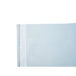 Sachet De 100 Pochetttes Perforées Polypropylène Grainé 5/100e - A5 - Cristal - X 10 - Exacompta