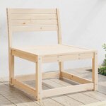 vidaXL Canapé de jardin bois de pin massif