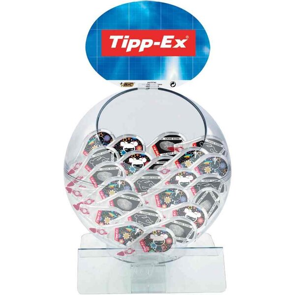 Roller de correction 'Mini Pocket Mouse Dekor', en présentoir de 40 TIPP-EX