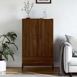 vidaXL Buffet haut chêne marron 69 5x31x115 cm bois d'ingénierie