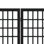 vidaXL Cloison de séparation pliable 6 panneaux 240x170 cm Noir