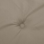 vidaXL Coussin de banc de jardin taupe 150x50x4 cm tissu oxford