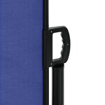 vidaXL Auvent latéral rétractable bleu 220x600 cm