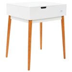 vidaXL Coiffeuse avec miroir MDF 60 x 50 x 86 cm