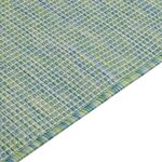 vidaXL Tapis à tissage plat d'extérieur 80x150 cm Turquoise