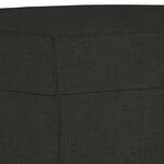 vidaXL Repose-pied Noir 60x50x41 cm Tissu