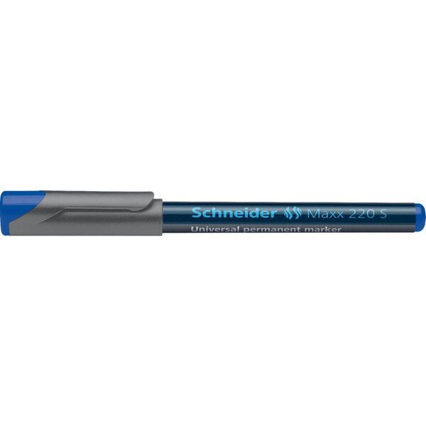 Marqueur universel Maxx 220 Pte Super Fine Permanent bleu SCHNEIDER