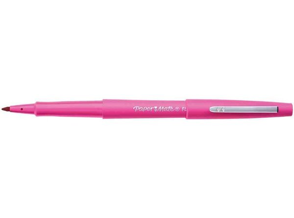 Stylo Feutre Flair Original Nylon Pointe Moyenne Rose Paper Mate