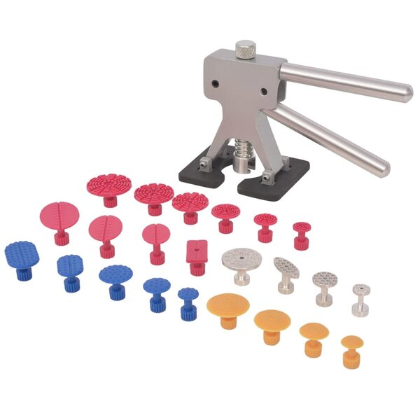 Vidaxl kit de débosselage sans peinture 21 pièces acier inoxydable