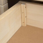 Tiroir de lit 90 x 160 avec sommier BUDDY - vert sauge