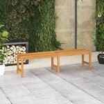 vidaXL Banc de jardin 180 cm bois de teck solide