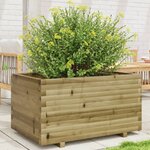 vidaXL Jardinière 90x60x49 5 cm bois de pin imprégné
