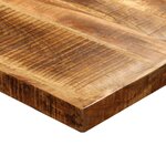 vidaXL Table à manger Bois de manguier brut 180 cm