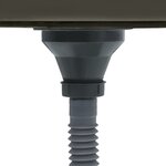 vidaXL Évier de cuisine fait main Noir Acier inoxydable