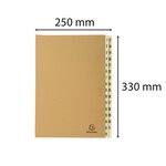 Trieur Rigide 31 Compartiments De 1 À 31 Forever Kraft - A4 - Kraft Brun - Exacompta