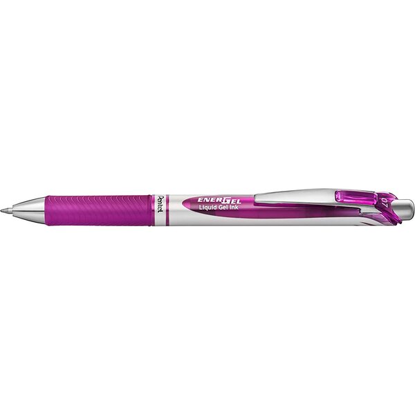 Stylo roller encre gel energel bl77  magenta pentel