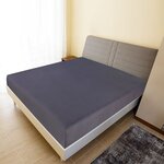 vidaXL Drap-housse Jersey Anthracite 100x200 cm Coton