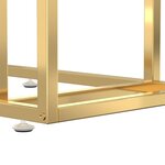 vidaXL Table d'appoint pour ordinateur Noir 50x35x65 cm Verre trempé