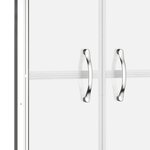 vidaXL Porte de douche ESG demi-dépoli 91x190 cm