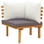 Salon de jardin meuble d'extérieur ensemble de mobilier 8 pièces avec coussins bois d'acacia solide 02_0017488