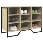 vidaXL Armoire à chaussures chêne sonoma 90x38x61 5 cm bois ingénierie