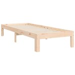 vidaXL Cadre de lit sans matelas bois de pin massif