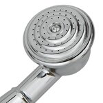 vidaXL Robinet de baignoire à 2 poignées et déviateur de douche Chrome