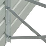 vidaXL Lit surélevé de jardin Acier galvanisé 320x40x45 cm Gris