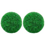 vidaXL Boules de buis artificielles 2 Pièces 35 cm
