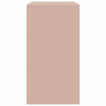 vidaXL Buffet rose 67x39x73 cm acier