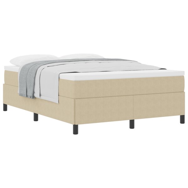 vidaXL Cadre de Lit Vert Clair Gris 160x200 cm Tissu Velours Côtelé