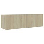 vidaXL Ensemble de meuble TV 5 Pièces Chêne sonoma Bois d'ingénierie