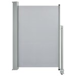vidaXL Auvent latéral rétractable de patio 120 x 300 cm Gris
