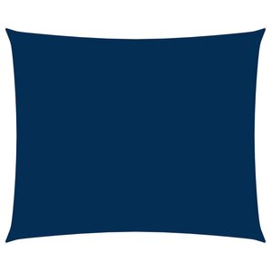 vidaXL Voile de parasol Tissu Oxford rectangulaire 6x7 m Bleu