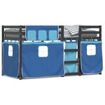 vidaXL Lit superposé sans matelas 90x200 cm bois de pin massif