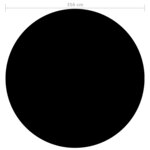 vidaXL Couverture de piscine Noir 356 cm PE