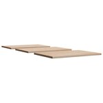 vidaXL Dessus de table 3 Pièces 80x47x1 7cm rectangulaire bois pin massif