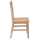 vidaXL Chaises à manger lot de 6 bois d'acacia massif