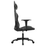 vidaXL Chaise de jeu de massage Noir et camouflage Similicuir