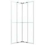 vidaXL Cabine de douche ESG dépoli 70x70x180 cm
