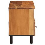 vidaXL Meuble TV 100x33x46 cm bois d'acacia solide