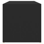 vidaXL Banc à chaussures Noir 105x35x35 cm Aggloméré