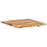 vidaXL Dessus de table Bois d'acacia massif 58x(50-60)x2 5 cm