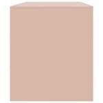 vidaXL Meuble TV rose 99x39x44 cm acier